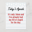 Recherche de fatigue cartes postales Humour