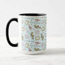 Recherche de motif des années 90 tasses Motif de symboles iconiques