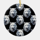 Recherche de loups blancs ornements Animal