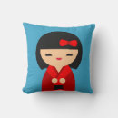Recherche de kokeshi coussins Kawaii