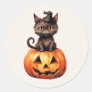 Recherche de sorcières autocollants Jack o' lantern