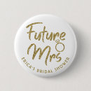 Recherche de nuptiales de douche badges Mariés