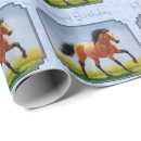 Recherche de mustang papier cadeau Équestre