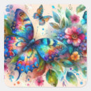 Recherche de peinture papillon autocollants Rose