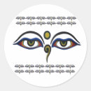 Recherche de karma ronds autocollants Spirituel