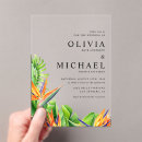 Recherche de de paradis mariage invitations Tropical