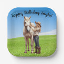 Recherche de horse assiettes Cowgirl