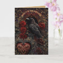 Recherche de amour gothique vœux cartes Oiseau