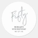 Recherche de cinquantième fête d anniversaire autocollants Argent