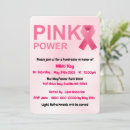 Recherche de ruban rose de cancer invitations Poitrine