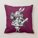 Recherche de tenniel coussins Lapin blanc
