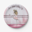 Recherche de ballerine assiettes en papier Ballet