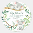 Recherche de koala anniversaire autocollants Mignon