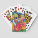 Recherche de le tahiti jeux de cartes Gauguin
