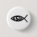 Recherche de symbole de poissons badges Chrétien