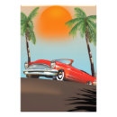 Recherche de voiture de muscle posters Coucher de soleil