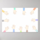 Recherche de copies de main posters Coloré