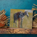 Recherche de cheval plaques Cowboy