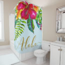 Recherche de tropical rideaux douche Fleurs