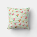 Recherche de melon décoration coussins Rayures