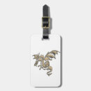 Recherche de créature mythique bagages étiquettes Dragon