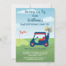 Recherche de golf cart invitations Pour enfants
