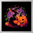 Recherche de peinture de sorcière posters Violet