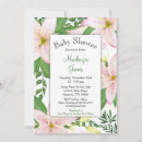 Recherche de lily baby shower invitations Fleur