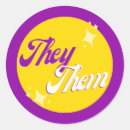Recherche de pronoun autocollants Identité