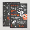 Recherche de astronautes invitations Fête d'anniversaire astronaute