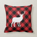 Recherche de cerf noir coussins Hiver
