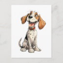 Recherche de dessin beagle cartes postales Drôle
