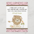 Recherche de lion baby shower fille invitations Filles