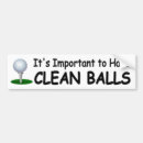 Recherche de golf drôle voiture autocollants Boules