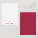 Recherche de coeur rouge simple cartes invitations Tendance
