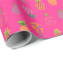 Recherche de ananas rose papier cadeau Jaune