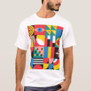 Recherche de formes géométriques tshirts Motif