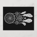 Recherche de dreamcatcher cartes postales Noir