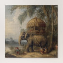 Recherche de éléphant vintage puzzles Indien
