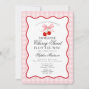 Recherche de cerises invitations Bientôt maman