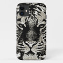 Recherche de visage tigre iphone coques Portrait