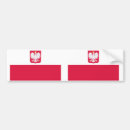 Recherche de drapeau pologne voiture autocollants Polska