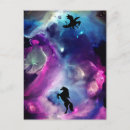 Recherche de mondes imaginaires cartes postales Bleu
