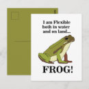 Recherche de drôle de grenouille cartes postales Pour elle