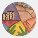 Recherche de cactus colorés autocollants Désert