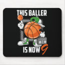 Recherche de joueur basket tapis souris Anniversaire