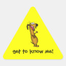 Recherche de dessin triangle autocollants Chien
