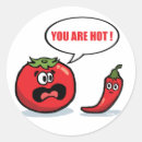 Recherche de humour tomate autocollants Légume