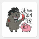 Recherche de sangliers autocollants Écorce