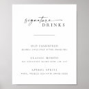 Recherche de signature drink menus Script